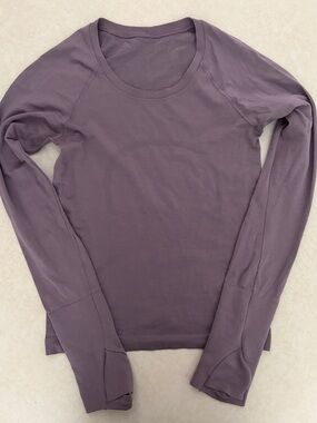 Lululemon purple swiftly tech long sleeve top